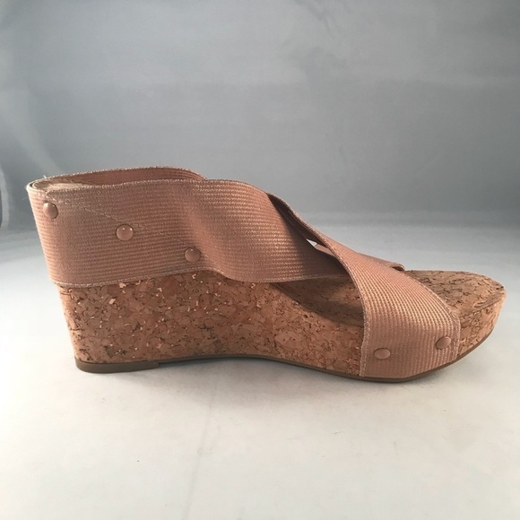 NWOB Lucky Brand Miller2 Wedge Sandals- Size 8.5 - Picture 2 of 6